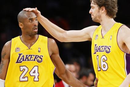 Kobe Bryant y Pau Gasol