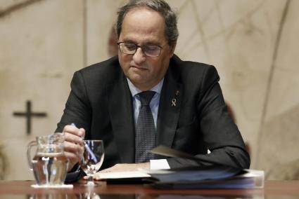 El presidente de la Generalitat, Quim Torra