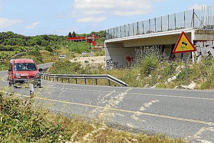 Menorca Mao / Gemma Andreu / carretera general / obras / puente Rafal