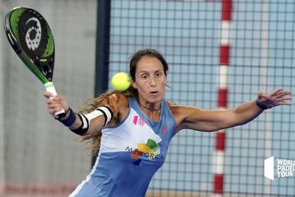 Gemma Triay, durante el partido de octavos de final, disputado en Sant Lluís