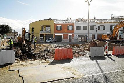 menorca rotonda obras sant climent