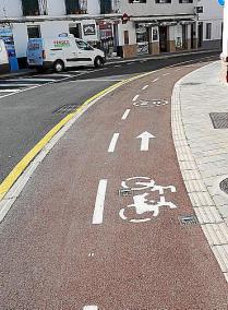 Carril bici de la calle Doctor Llansó.