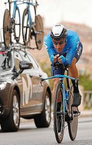 italia. ciclismo. Albert Torres , en el Giro.