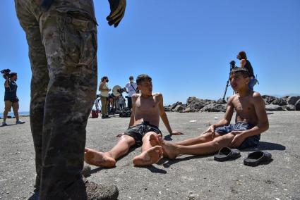 ContinÃºan las llegadas a Ceuta de migrantes procedentes de Marruecos