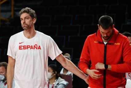 Pau Gasol y Marc Gasol dejan la selección española