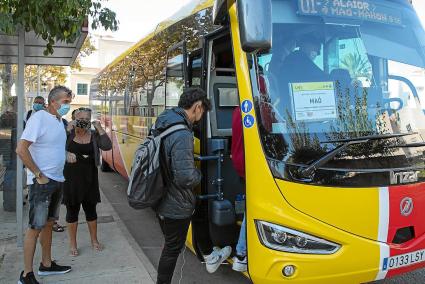 menorca ciutadella maó bus de linea regular