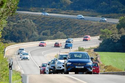 menorca TRAFIC A LA CARRETERA GENERAL