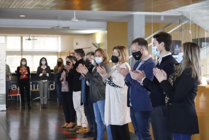 El minuto de silencio del Consell.