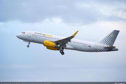 Imagen de un avión de Vueling