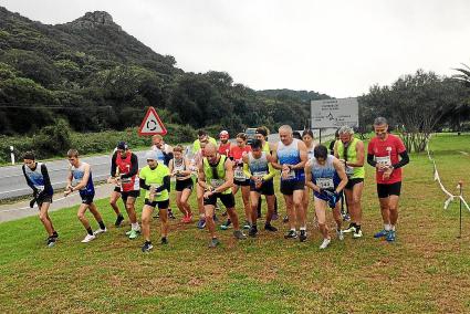 La salida de una de las pruebas que se celebraron en el circuito de Ferreries