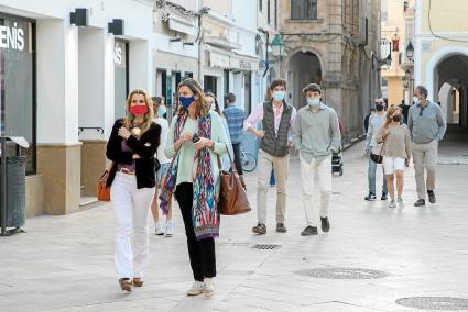 Imagen del centro de Ciutadella.