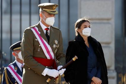 El bonito gesto de Felipe con Letizia en la Pascua Militar