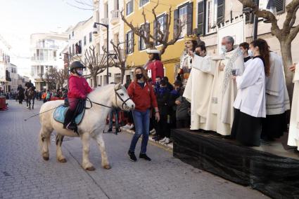 Benedicció d'animals a Maó