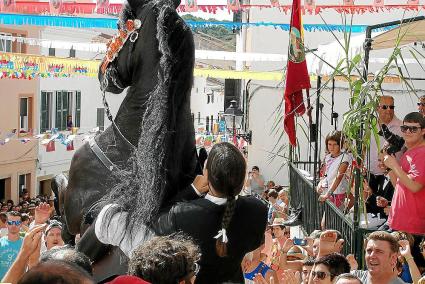 Maria Carreres ve frustrado su sueño de ser la portadora de la bandera de Sant Bartomeu