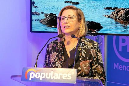 La presidenta del PP de Menorca y portavoz del Grupo Popular en el Consell de Menorca, Misericordia Sugrañes