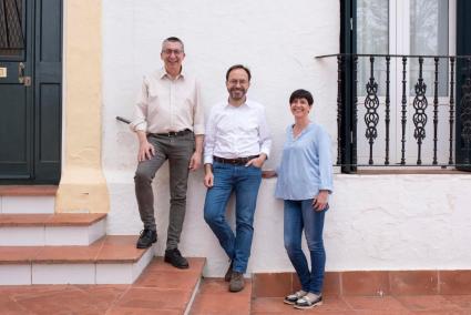 Miquel Àngel Maria, Josep Castells y Joana Gomila.