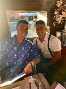 Cristiano Ronaldo y Georgina, de cena por Palma con unos amigos