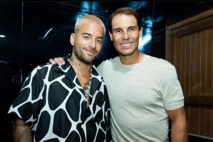 Maluma y Nadal, juntos en Ibiza