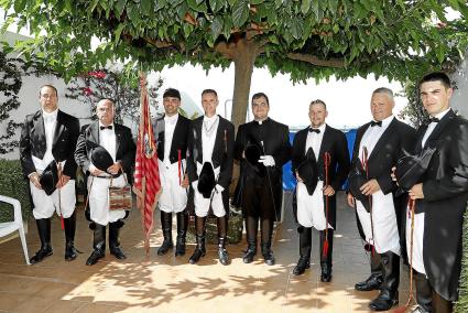 Imatge de la Junta de Caixers a les festes de Sant Jaume de 2019. La meitat dels membres són nous en aquest segon any. 