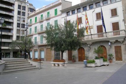 Plaza de España donde sita el Ajuntament d'Inca