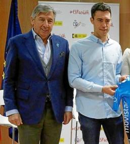 Eusebio Unzue y Albert Torres, en la presentación del insular