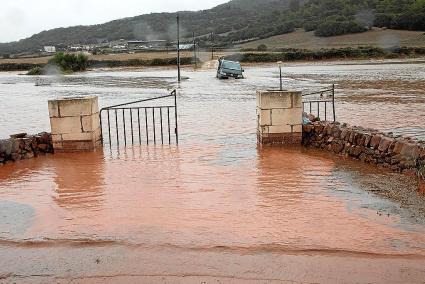 Las lluvias torrenciales inundaron los cultivos de muchas explotaciones