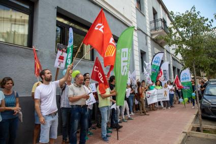 La concentración ha tenido lugar en Maó