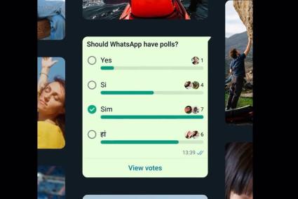 Las encuestas de WhatsApp llegan a todos los usuarios de iOS, Android y web