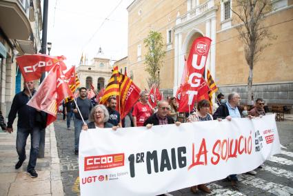 menorca maÃ³ manifestaciÃ³n 1 de mayo dia del trabajador