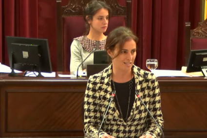 La diputada de Vox en el Parlament, Idoia Ribas