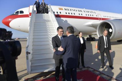 Pedro Sánchez en Rabat