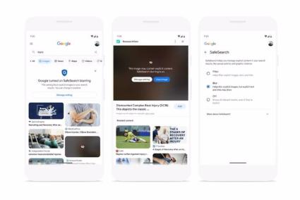 Google desenfocará automáticamente las imágenes explícitas de los resultados de búsqueda