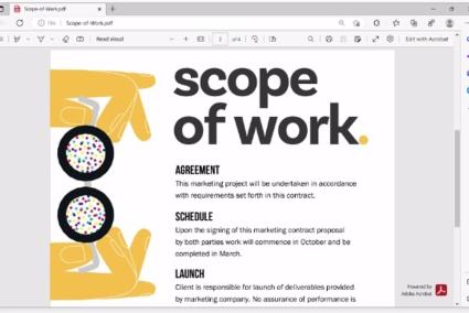 Adobe impulsará el lector PDF de Microsoft Edge