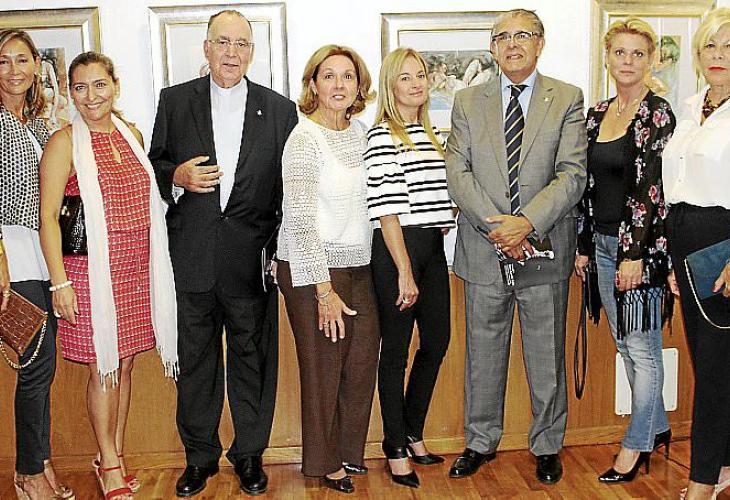 Aurelio Salas expone su obra en el Consulado de Argentina