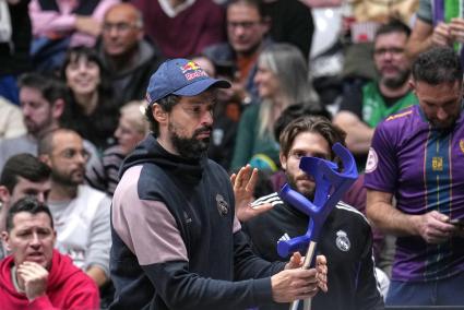 El base del Real Madrid, Sergio Llull, lesionado