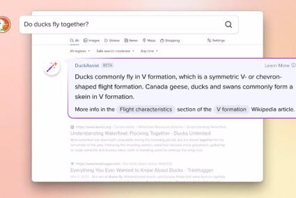 DuckDuckGo incorpora respuestas generadas por IA en su motor de búsqueda con la función DuckAssist