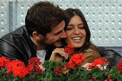 Iker Casillas, y Sara Carbonero