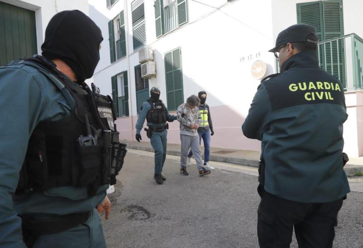 Imagen de uno de los detenidos en la operación antidroga de este viernes.