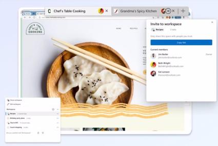 Microsoft Edge Workspaces