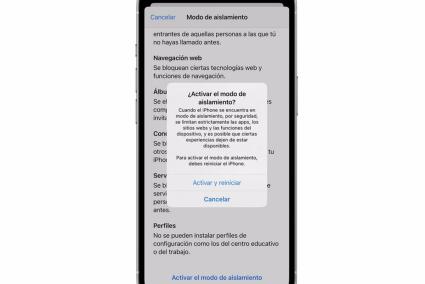 Destacan la efectividad del modo aislamiento de iOS 16 para detectar y bloquear el software espía de NSO Group