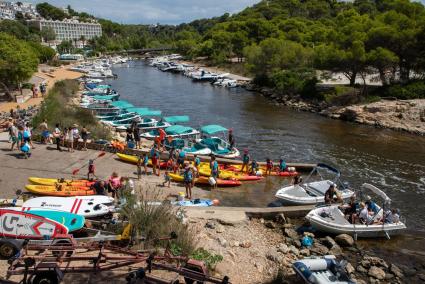 En los últimos años han sido tres las empresas que operaban en el torrente de Serpentona-Cala Galdana