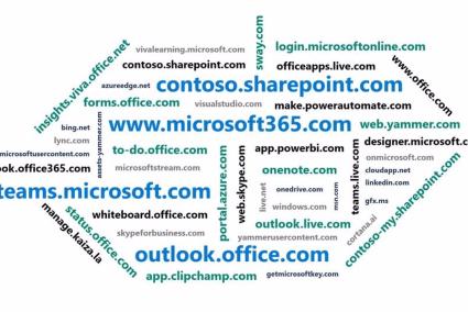 Microsoft 365 recoge sus aplicaciones y servicios en un único dominio