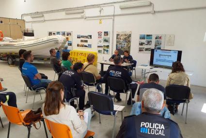 La Dirección General de Emergencias se reúne con los responsables de seguridad en las playas de Menorca