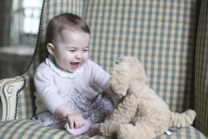 Handout photograph of Britain's Princess Charlotte taken by her mother Catherine, Duchess of Cambridge, at Anmer Hall in Sandrin