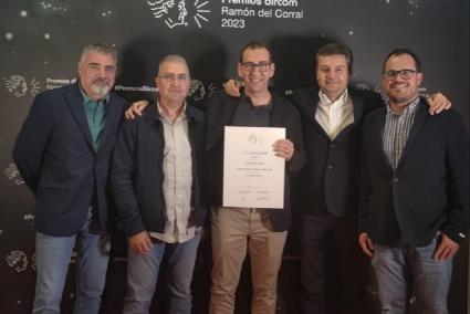 Vicent Carreras, Toni Coll, Tiago Barro, David Baret y Mati Camps reciben la distinción en Madrid