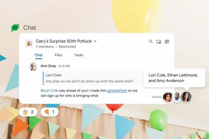 Google Chat permitirá añadir enlaces directos al texto y agregar aplicaciones