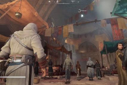 La función 'Historia de Bagdad' en Assassin's Creed Mirage.