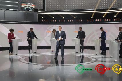 Debate a 7 en RTVE: verificación y datos