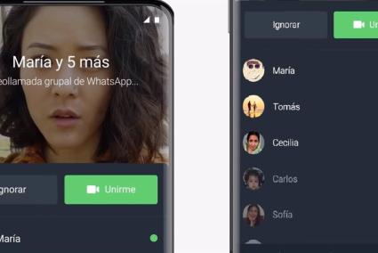 Videollamadas den WhatsApp