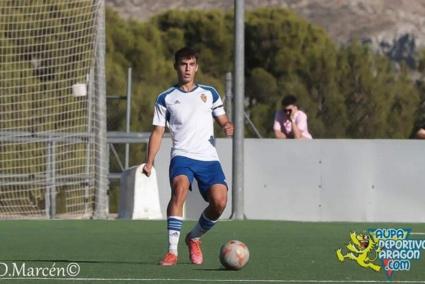 El joven menorquín, la pasada temporada en Zaragoza.